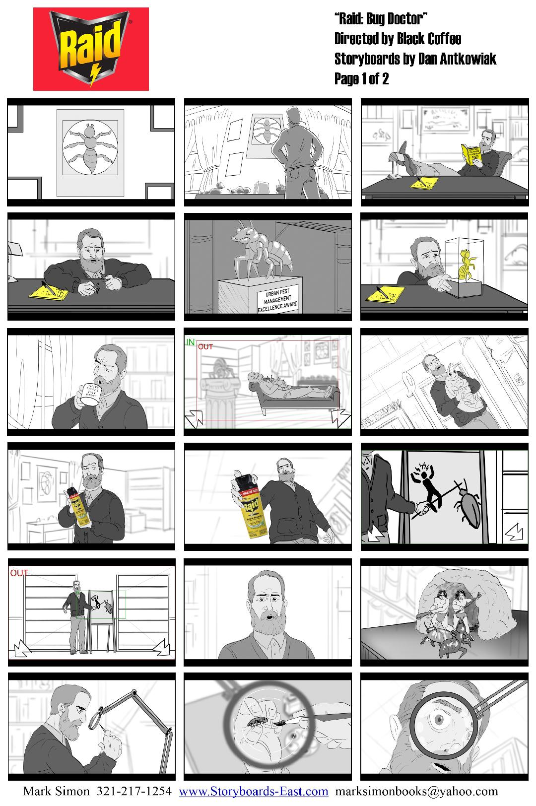 Story Artist: Dan Antkowiak, Raid