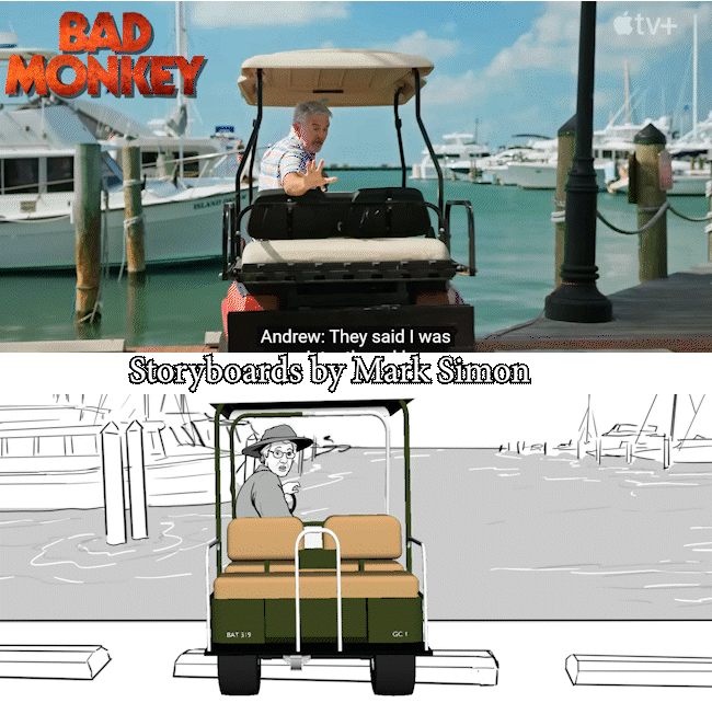 Story Artist: Mark Simon –  Bad Monkey
